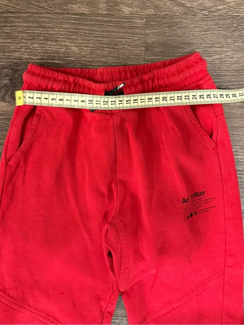 Zara Kids Red Jogger Sweatpants
